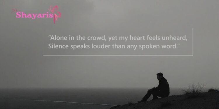 Alone Sad Shayari in English