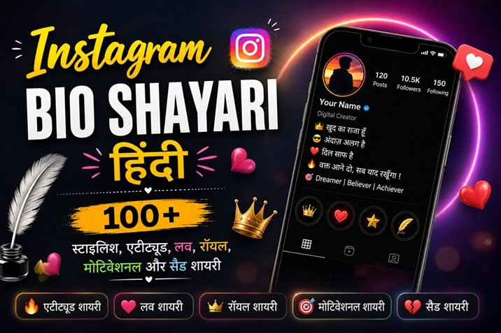 Instagram Bio Shayari Hindi